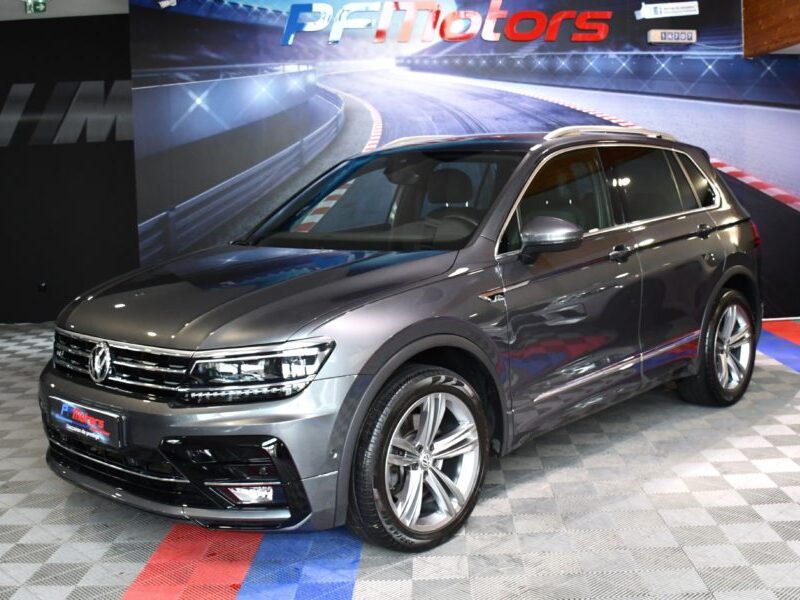 Volkswagen Tiguan R-Line 2.0 TSI 180 DSG 4Motion GPS Virtual Hayon Attelage ACC Caméra Front Lane Mode JA 19