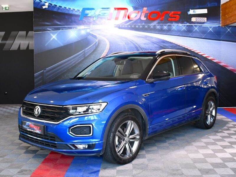 Volkswagen T-Roc R-Line Carat 1.5 TSI 150 DSG GPS Virtual Hayon ACC Caméra Car Play Front Lane JA 18