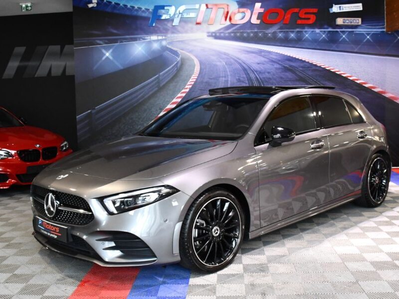 Mercedes Benz Classe A220 AMG Line 2.0 190 BVA GPS Pro TO M-Bux Burmester Caméra AV + AR Multibeam JA 19
