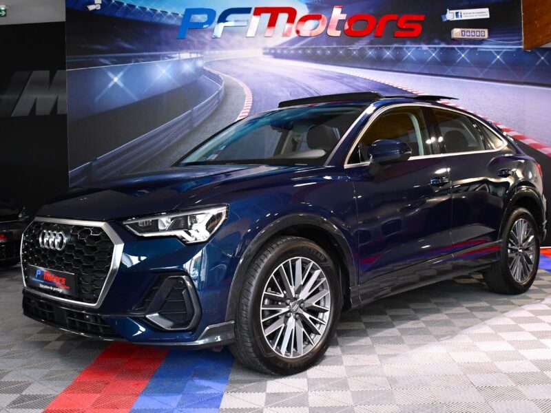 Audi Q3 Sportback Design Luxe 35 TDI 150 Quattro S-Tronic GPS ACC Attelage Cuir Hayon Pré Sense Virtual TO Lane JA 19