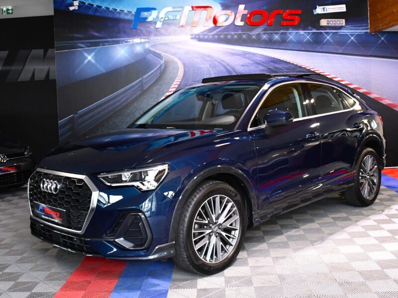 Audi Q3 Sportback Design Luxe 35 TDI 150 Quattro S-Tronic GPS ACC Attelage Cuir Hayon Pré Sense Virtual TO Lane JA 19