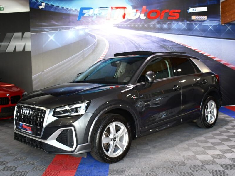 Audi Q2 S-Line Design Luxe 35 TFSI 150 S-Tronic GPS Virtual Caméra TO Hayon Pré Sense Car Play JA 17