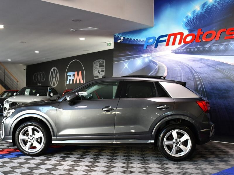 Audi Q2 S-Line Design Luxe 35 TFSI 150 S-Tronic GPS Virtual Caméra TO Hayon Pré Sense Car Play JA 17