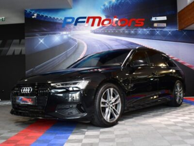 Audi A6 S-Line 50 TDI 3.0 V6 286 Quattro GPS Virtual Bang Olufsen Pré Sense Hayon Attelage Clim 4Zones Éclairage Ambiance ACC JA 19