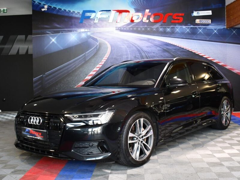 Audi A6 S-Line 50 TDI 3.0 V6 286 Quattro GPS Virtual Bang Olufsen Pré Sense Hayon Attelage Clim 4Zones Éclairage Ambiance ACC JA 19