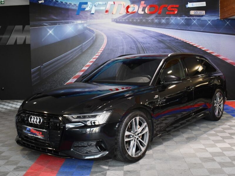 Audi A6 S-Line 50 TDI 3.0 V6 286 Quattro GPS Virtual Bang Olufsen Pré Sense Hayon Attelage Clim 4Zones Éclairage Ambiance ACC JA 19