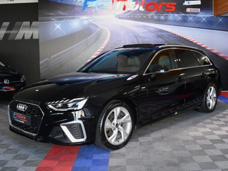 Audi A4 Avant S-Line 35 TDI 163 BVA GPS Virtual TO Hayon Pré Sense Car Play Cuir Caméra JA 18