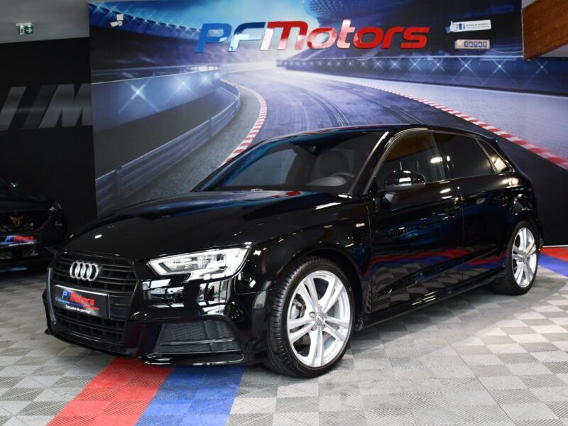 Audi A3 Sportback S-Line 35 TFSI 150 S-Tronic GPS Virtual Drive Car Play Semi Cuir JA 18