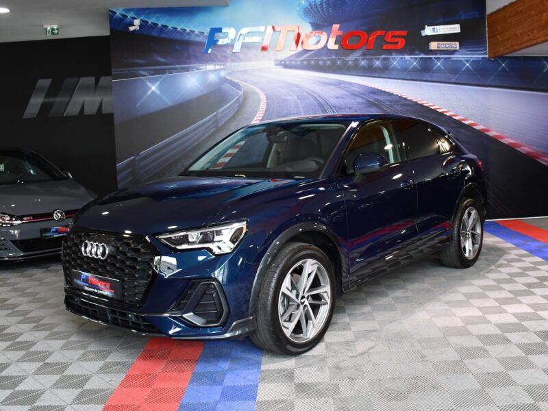 Audi Q3 Sportback S-Line Design Luxe 35 TFSI 150 S-Tronic GPS Virtual ACC Attelage Hayon LED Pré Sense Lane JA 19 Audi Sport