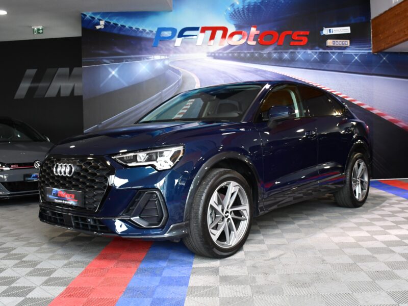 Audi Q3 Sportback S-Line Design Luxe 35 TFSI 150 S-Tronic GPS Virtual ACC Attelage Hayon LED Pré Sense Lane JA 19 Audi Sport