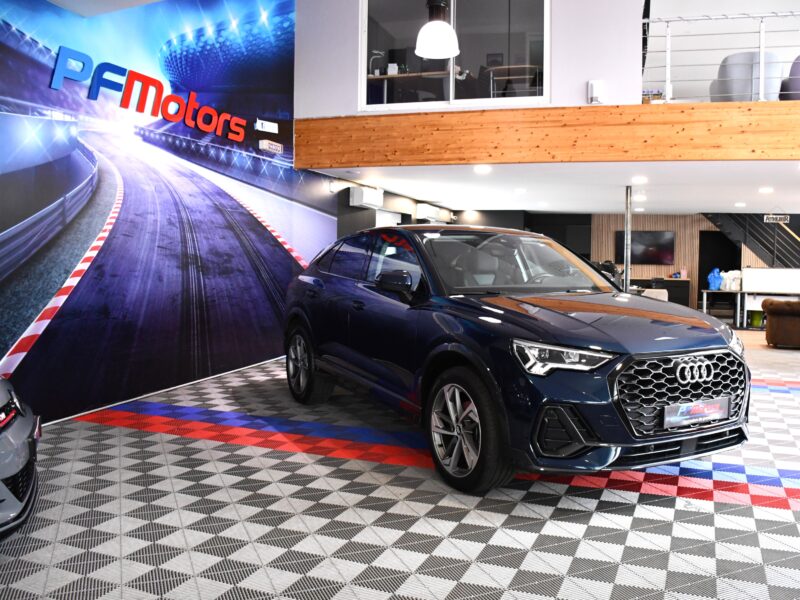 Audi Q3 Sportback S-Line Design Luxe 35 TFSI 150 S-Tronic GPS Virtual ACC Attelage Hayon LED Pré Sense Lane JA 19 Audi Sport