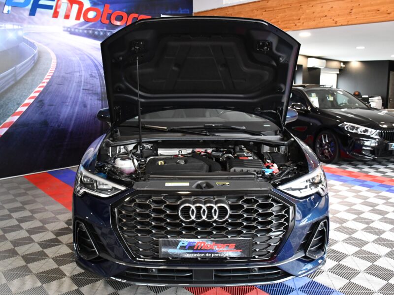 Audi Q3 Sportback S-Line Design Luxe 35 TFSI 150 S-Tronic GPS Virtual ACC Attelage Hayon LED Pré Sense Lane JA 19 Audi Sport