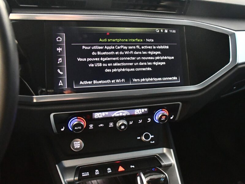 Audi Q3 Sportback S-Line Design Luxe 35 TFSI 150 S-Tronic GPS Virtual ACC Attelage Hayon LED Pré Sense Lane JA 19 Audi Sport