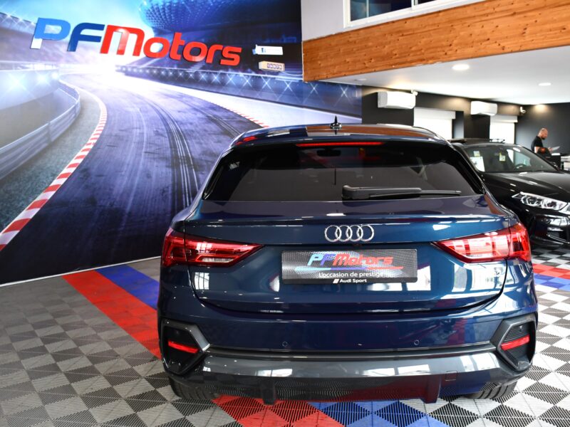 Audi Q3 Sportback S-Line Design Luxe 35 TFSI 150 S-Tronic GPS Virtual ACC Attelage Hayon LED Pré Sense Lane JA 19 Audi Sport