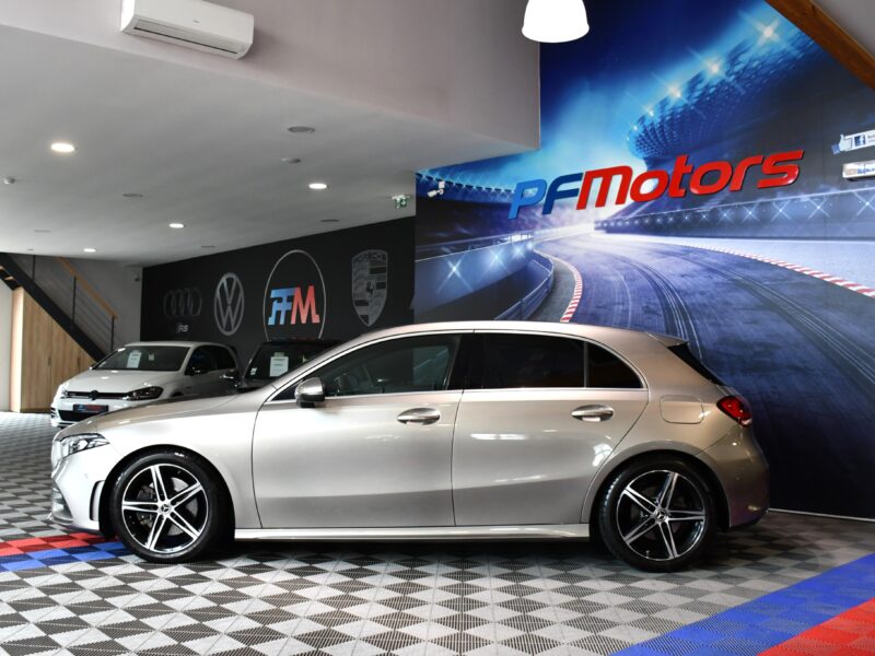 Mercedes Benz Classe A 220 AMG Line 2.0 190 BVA GPS Pro M-Bux Caméra Car Play Lumière D’Ambiance Burmester Multibeam JA 18