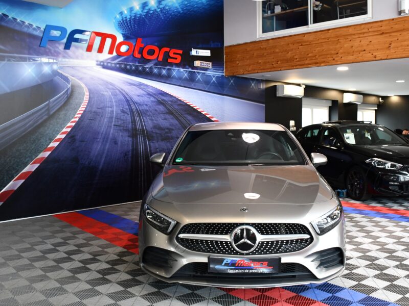 Mercedes Benz Classe A 220 AMG Line 2.0 190 BVA GPS Pro M-Bux Caméra Car Play Lumière D’Ambiance Burmester Multibeam JA 18