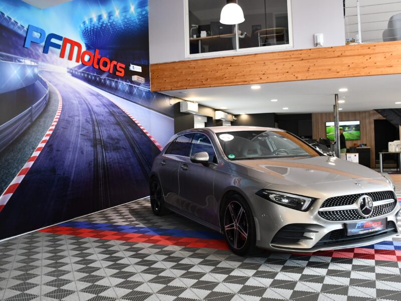 Mercedes Benz Classe A 220 AMG Line 2.0 190 BVA GPS Pro M-Bux Caméra Car Play Lumière D’Ambiance Burmester Multibeam JA 18
