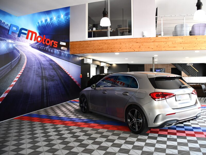Mercedes Benz Classe A 220 AMG Line 2.0 190 BVA GPS Pro M-Bux Caméra Car Play Lumière D’Ambiance Burmester Multibeam JA 18