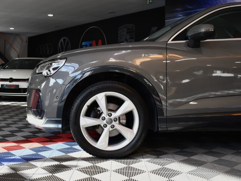 Audi Q3 Sportback S-Line Design Luxe 35 TDI 150 S-Tronic GPS Vebasto Virtuyal Hayon Attelage LED Caméra ACC Pré Sense JA 19