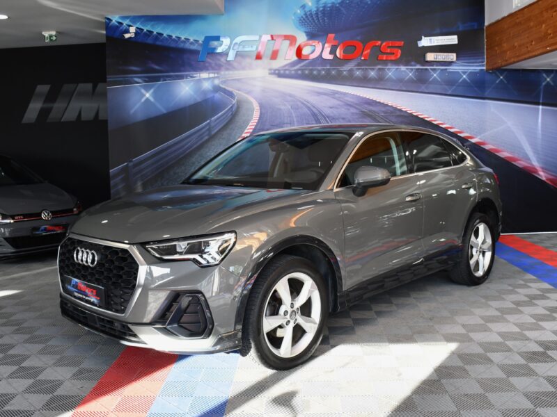 Audi Q3 Sportback S-Line Design Luxe 35 TDI 150 S-Tronic GPS Vebasto Virtuyal Hayon Attelage LED Caméra ACC Pré Sense JA 19