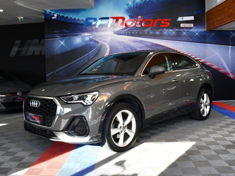 Audi Q3 Sportback S-Line Design Luxe 35 TDI 150 S-Tronic GPS Vebasto Virtuyal Hayon Attelage LED Caméra ACC Pré Sense JA 19