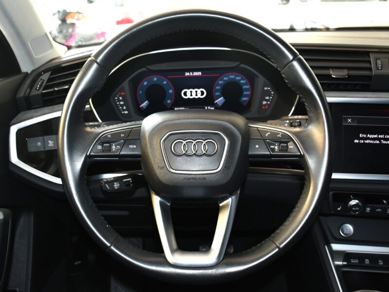 Audi Q3 Sportback S-Line Design Luxe 35 TDI 150 S-Tronic GPS Vebasto Virtuyal Hayon Attelage LED Caméra ACC Pré Sense JA 19