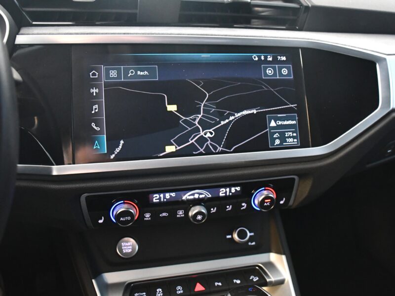 Audi Q3 Sportback S-Line Design Luxe 35 TDI 150 S-Tronic GPS Vebasto Virtuyal Hayon Attelage LED Caméra ACC Pré Sense JA 19