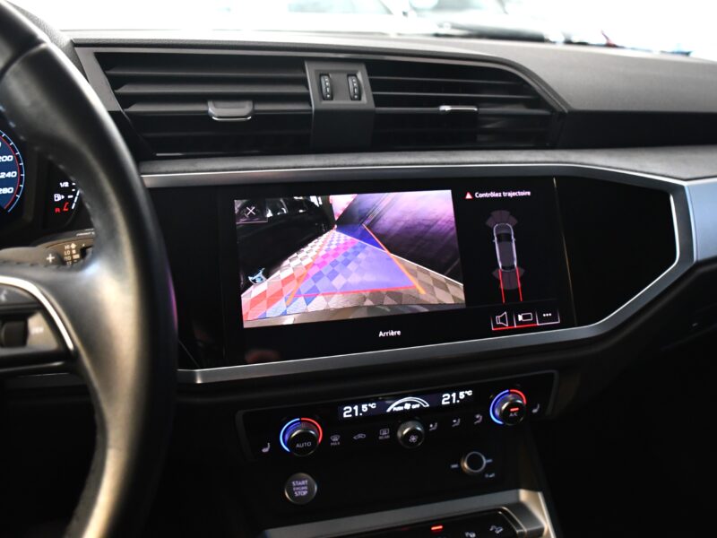 Audi Q3 Sportback S-Line Design Luxe 35 TDI 150 S-Tronic GPS Vebasto Virtuyal Hayon Attelage LED Caméra ACC Pré Sense JA 19