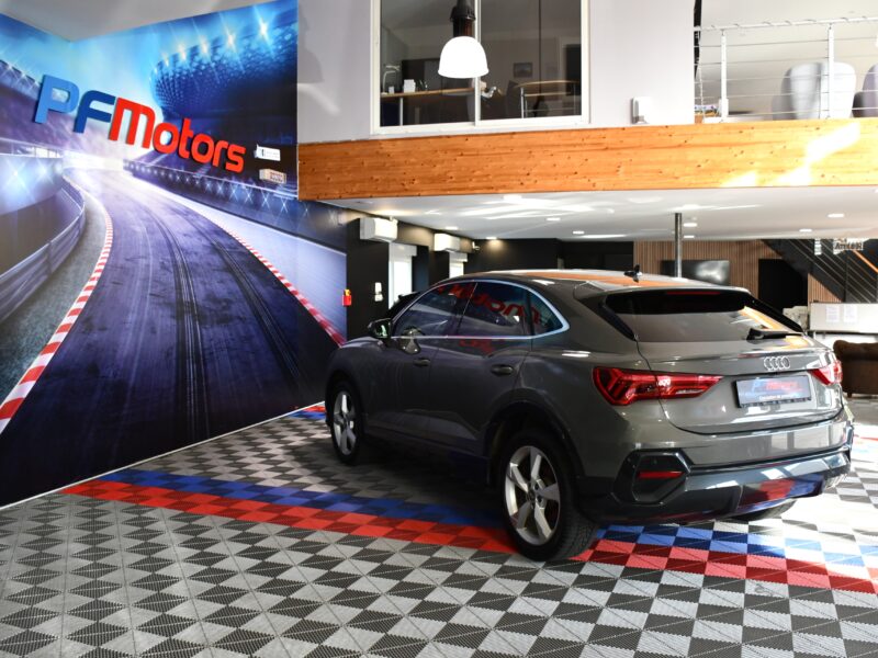 Audi Q3 Sportback S-Line Design Luxe 35 TDI 150 S-Tronic GPS Vebasto Virtuyal Hayon Attelage LED Caméra ACC Pré Sense JA 19
