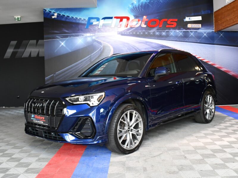 Audi Q3 S-Line 35 TDI 150 S-Tronic GPS Virtual Hayon Attelage Caméra ACC Car Play LED JA 20