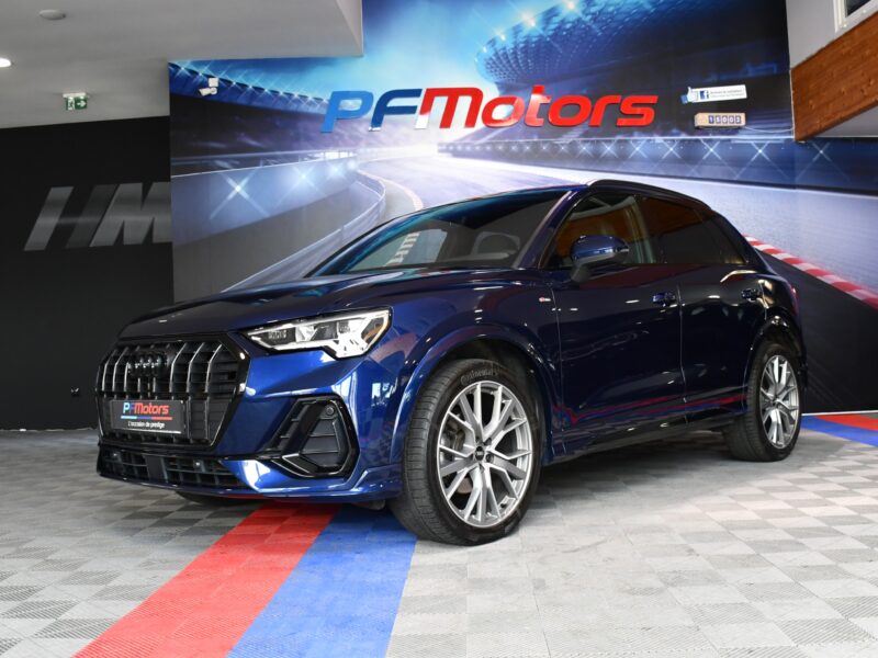Audi Q3 S-Line 35 TDI 150 S-Tronic GPS Virtual Hayon Attelage Caméra ACC Car Play LED JA 20