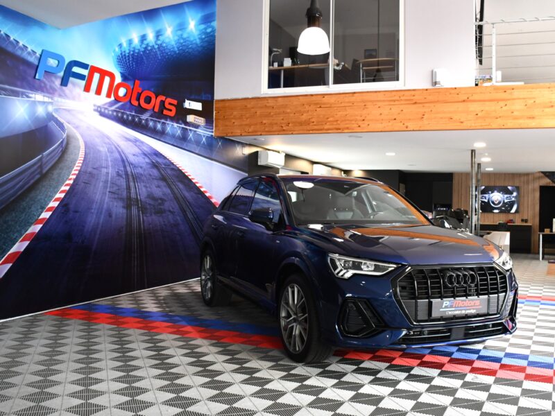 Audi Q3 S-Line 35 TDI 150 S-Tronic GPS Virtual Hayon Attelage Caméra ACC Car Play LED JA 20