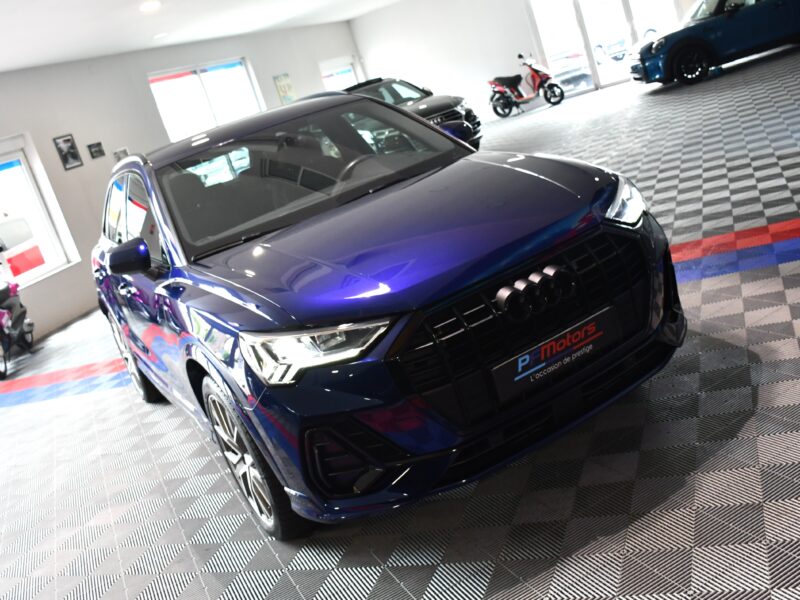 Audi Q3 S-Line 35 TDI 150 S-Tronic GPS Virtual Hayon Attelage Caméra ACC Car Play LED JA 20
