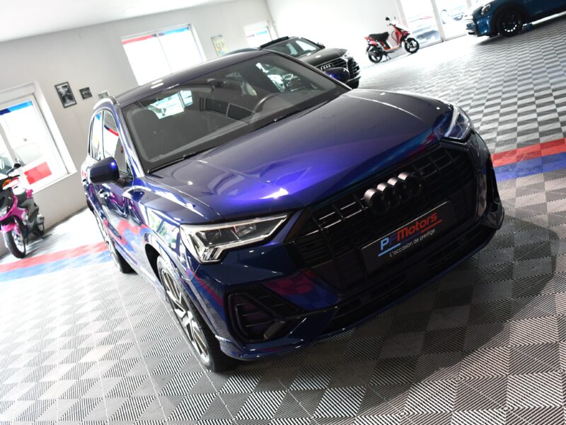 Audi Q3 S-Line 35 TDI 150 S-Tronic GPS Virtual Hayon Attelage Caméra ACC Car Play LED JA 20