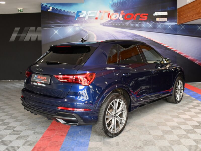 Audi Q3 S-Line 35 TDI 150 S-Tronic GPS Virtual Hayon Attelage Caméra ACC Car Play LED JA 20
