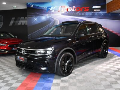 Volkswagen Tiguan R-Line Carat Exclusive 2.0 TDI 190 DSG 4Motion GPS Pro ACC DCC Virtual Attelage Caméra Vebasto Front Lane JA 19