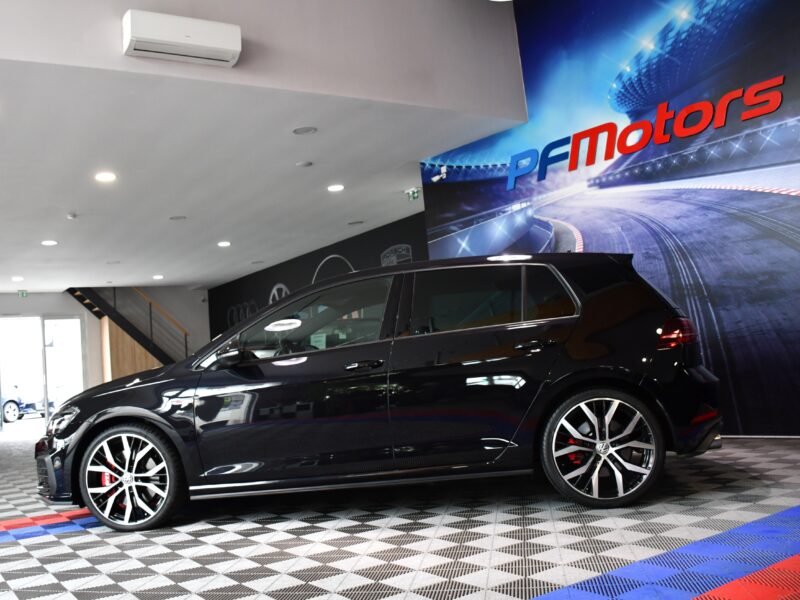 Volkswagen Golf 7 GTI Performance 2.0 TSI 245 DSG GPS Pro Dynaudio ACC DCC Cuir Car Play Front Lane JA 19