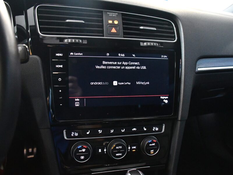 Volkswagen Golf 7 GTI Performance 2.0 TSI 245 DSG GPS Pro Dynaudio ACC DCC Cuir Car Play Front Lane JA 19