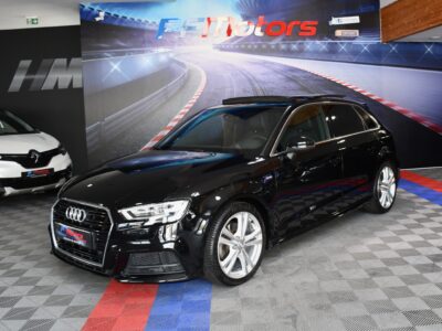 Audi A3 Sportback S-Line 40 TFSI 190 S-Tronic GPS Virtual Régulateur Cuir TO Drive JA 18