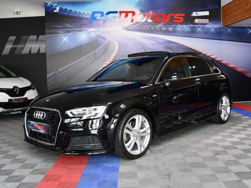 Audi A3 Sportback S-Line 40 TFSI 190 S-Tronic GPS Virtual Régulateur Cuir TO Drive JA 18