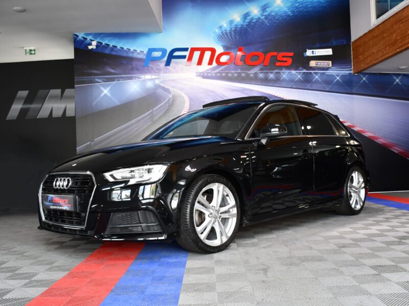 Audi A3 Sportback S-Line 40 TFSI 190 S-Tronic GPS Virtual Régulateur Cuir TO Drive JA 18