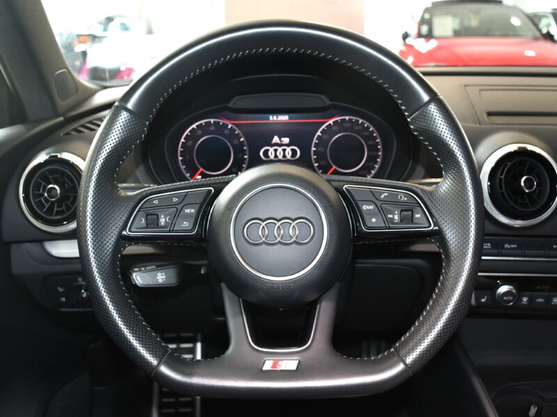 Audi A3 Sportback S-Line 40 TFSI 190 S-Tronic GPS Virtual Régulateur Cuir TO Drive JA 18