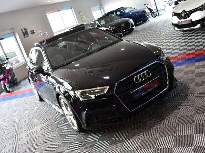 Audi A3 Sportback S-Line 40 TFSI 190 S-Tronic GPS Virtual Régulateur Cuir TO Drive JA 18