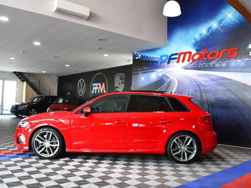 Audi S3 Sportback 2.0 TFSI 300 Quattro S-Tronic GPS Virtual Sièges Baquet TO Parc Assist Carbone JA 18