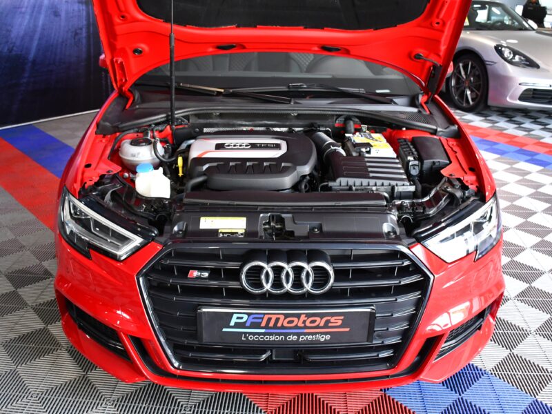 Audi S3 Sportback 2.0 TFSI 300 Quattro S-Tronic GPS Virtual Sièges Baquet TO Parc Assist Carbone JA 18