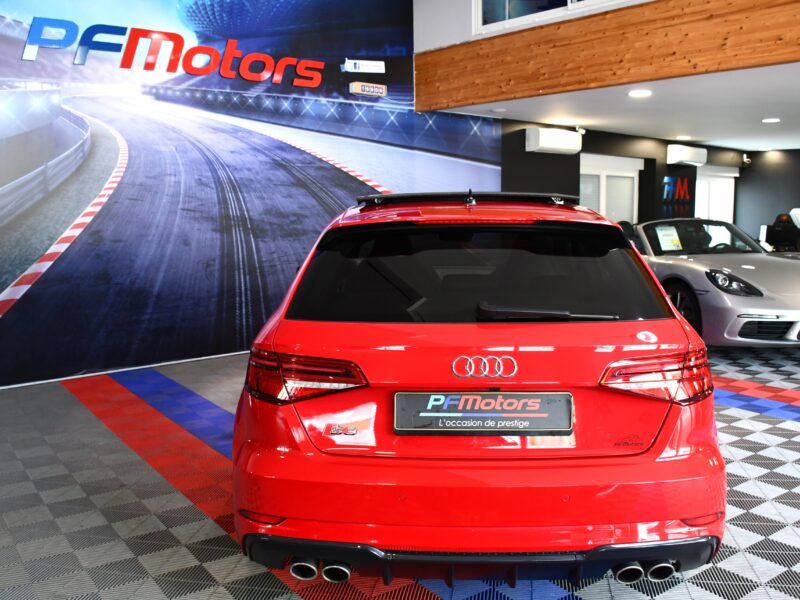 Audi S3 Sportback 2.0 TFSI 300 Quattro S-Tronic GPS Virtual Sièges Baquet TO Parc Assist Carbone JA 18