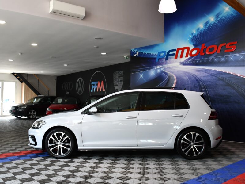 Volkswagen Golf 7 R-Line Carat 1.4 TSI 150 DSG GPS Cuir TO Keyless Dynaudio Front ACC Volant Chauffant JA 17