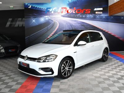 Volkswagen Golf 7 R-Line Carat 1.4 TSI 150 DSG GPS Cuir TO Keyless Dynaudio Front ACC Volant Chauffant JA 17