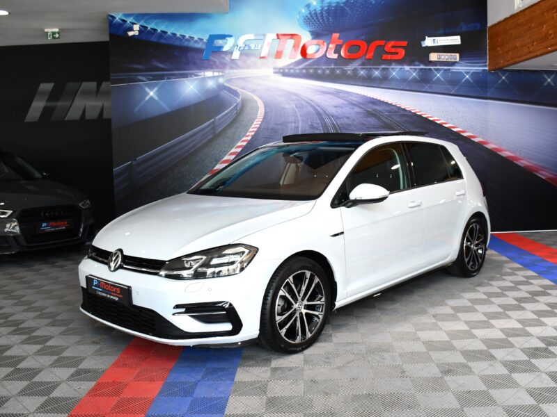 Volkswagen Golf 7 R-Line Carat 1.4 TSI 150 DSG GPS Cuir TO Keyless Dynaudio Front ACC Volant Chauffant JA 17