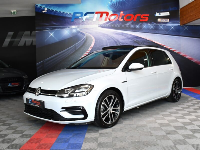 Volkswagen Golf 7 R-Line Carat 1.4 TSI 150 DSG GPS Cuir TO Keyless Dynaudio Front ACC Volant Chauffant JA 17